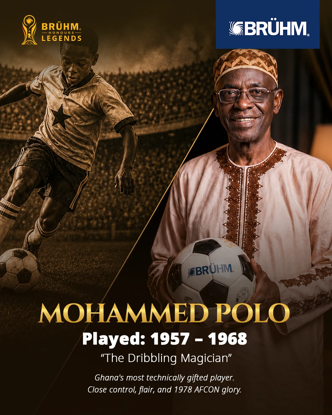 Mohammed Polo — The Dribbling Magician, played 1957–1968
